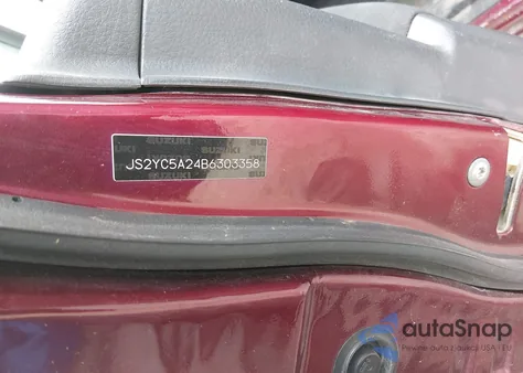 2011 Suzuki Sx4 Le/Le Anniversary Edition z USA, uszkodzony, nr VIN JS2YC5A24B6303358